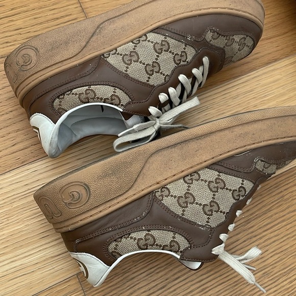 Gucci Brown and Tan Sneakers - Picture 7 of 8
